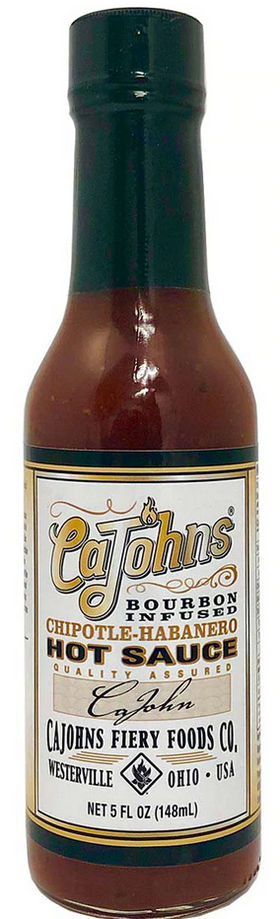 CaJohn's - Bourbon-Podawać Chipotle-Habanero Gorący sos